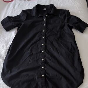 Old Navy Black Shirt Dress
